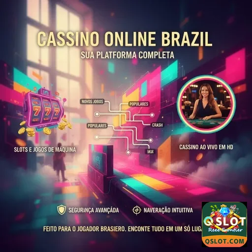 Ilustração de Acesse o aplicativo cassino Qslot e jogue no celular