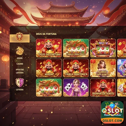 Ilustração de Descubra odds altas e bônus com qslot