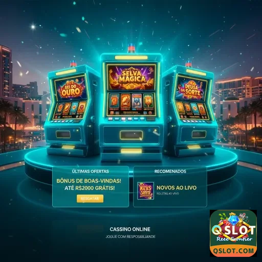 Ilustração de Descubra odds altas e bônus com qslot