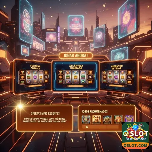 Ilustração de Explore os melhores jogos do qslot com segurança total