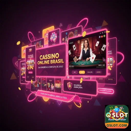 Ilustração de Explore os melhores jogos do qslot com segurança total