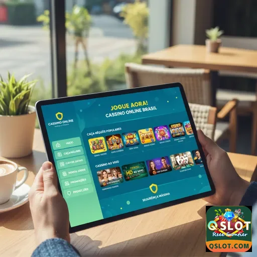 Ilustração de Explore os melhores jogos do qslot com segurança total